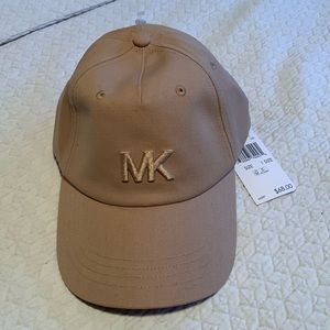 NWT Michael Kors Tan Ballcap